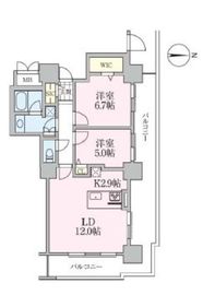 ロイヤルパークスタワー南千住 1319 間取り図