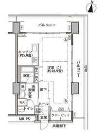 東雲キャナルコートCODAN 17-704 間取り図