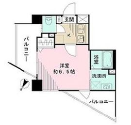 アジールコート品川 301 間取り図