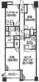 レジディア日本橋馬喰町 602 間取り図