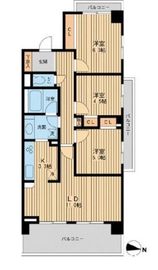 グランカーサ両国弐番館 203 間取り図