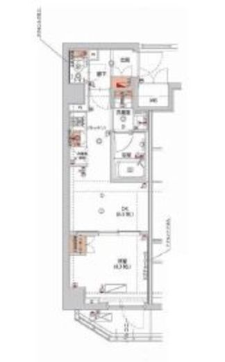 ハーモニーレジデンス神楽坂ヒルズsecond 213 間取り図