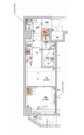 ハーモニーレジデンス神楽坂ヒルズsecond 213 間取り図