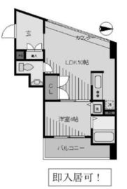 ラ・ストーリア芝浦 501 間取り図