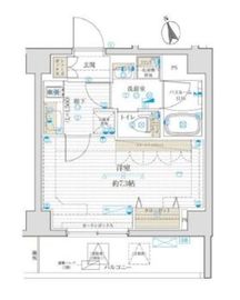 ブライズ神楽坂DUE 803 間取り図