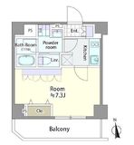 ブライズ神楽坂DUE 705 間取り図