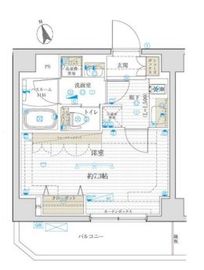 ブライズ神楽坂DUE 705 間取り図