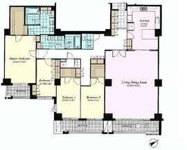 麻布第一マンションズ 702 間取り図