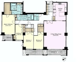 麻布第一マンションズ 702 間取り図