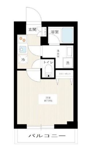 アルコバレーノ桜新町 3階 間取り図