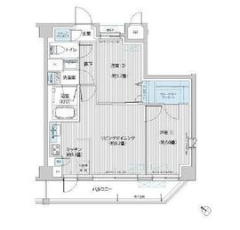 レジデンスゆたて 303 間取り図