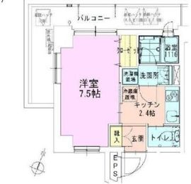 門前仲町レジデンス弐番館 501 間取り図