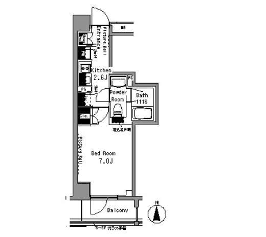 パークアクシス秋葉原 303 間取り図
