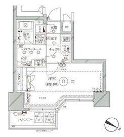 セジョリ目黒 8階 間取り図