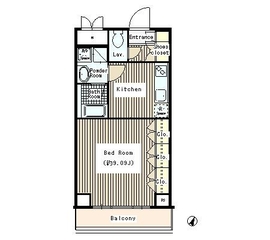 南青山コアパレス 302 間取り図