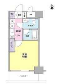 セレーノ品川 303 間取り図