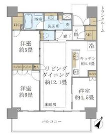 ブリリア有明シティタワー 3階 間取り図