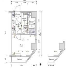 スカイコートグランデ木場 2階 間取り図