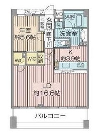 ジェイパーク恵比寿4 9階 間取り図