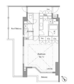 エルスタンザ赤坂 503 間取り図