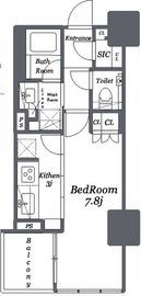 宮益坂ビルディングザ・渋谷レジデンス 7階 間取り図