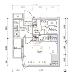 スカイコートグランデ木場 2階 間取り図