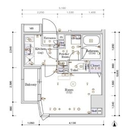 スカイコートグランデ木場 3階 間取り図