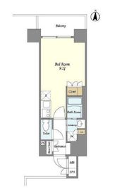 ライトテラス錦糸町 203 間取り図