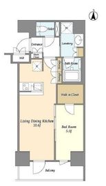 ライトテラス錦糸町 402 間取り図