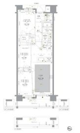 ドゥーエ早稲田 608 間取り図