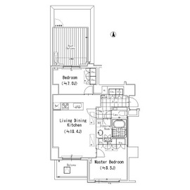 アルティスコート南青山 401 間取り図