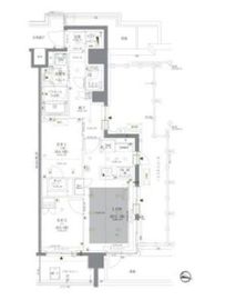 ドゥーエ早稲田 522 間取り図