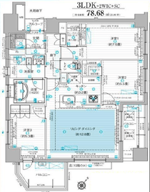 ウィルローズ小伝馬町 11階 間取り図