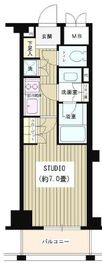 グランスイート東京 8階 間取り図