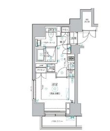 セジョリ西早稲田2 1001 間取り図