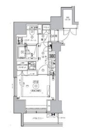 セジョリ西早稲田2 301 間取り図