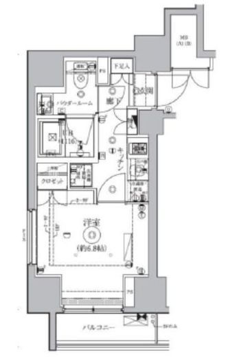 セジョリ西早稲田2 901 間取り図