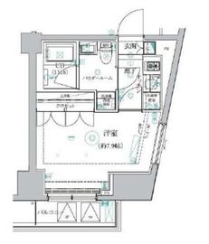 セジョリ西早稲田2 402 間取り図