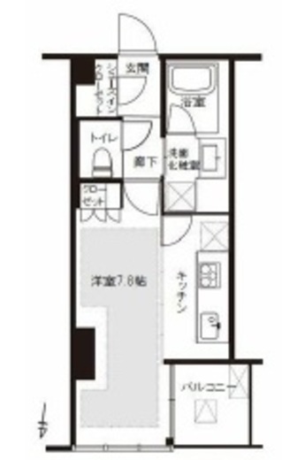 宮益坂ビルディングザ・渋谷レジデンス 6階 間取り図