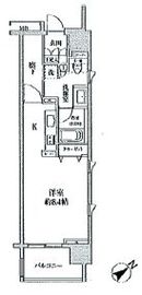 クリオ五反田 1306 間取り図