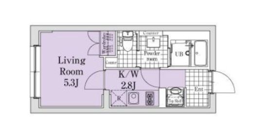 SOU目黒 402 間取り図