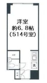 コートアネックス六本木 5階 間取り図