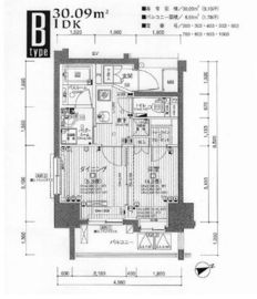 日神デュオステージ中野坂上NEXT 7階 間取り図