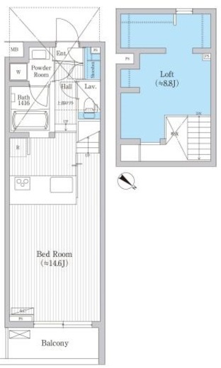 野沢ウッド 203 間取り図
