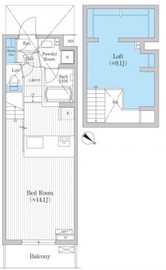 野沢ウッド 208 間取り図