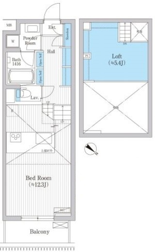 野沢ウッド 309 間取り図
