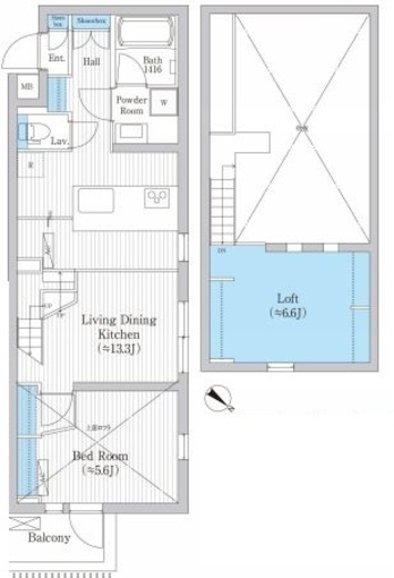 野沢ウッド 310 間取り図