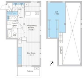 野沢ウッド 407 間取り図