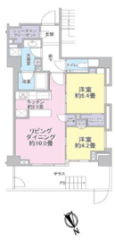 シティハウス四谷坂町 1階 間取り図