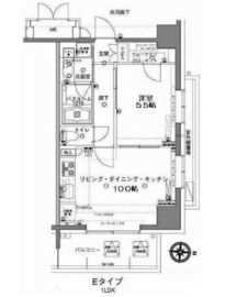 MFPRコート木場公園 1012 間取り図